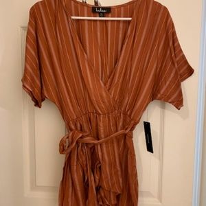 Burnt Orange Romper